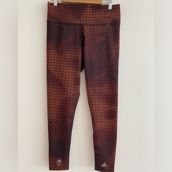 Adidas Team Canada Techfit Tights, Size M - Picture 1 of 10